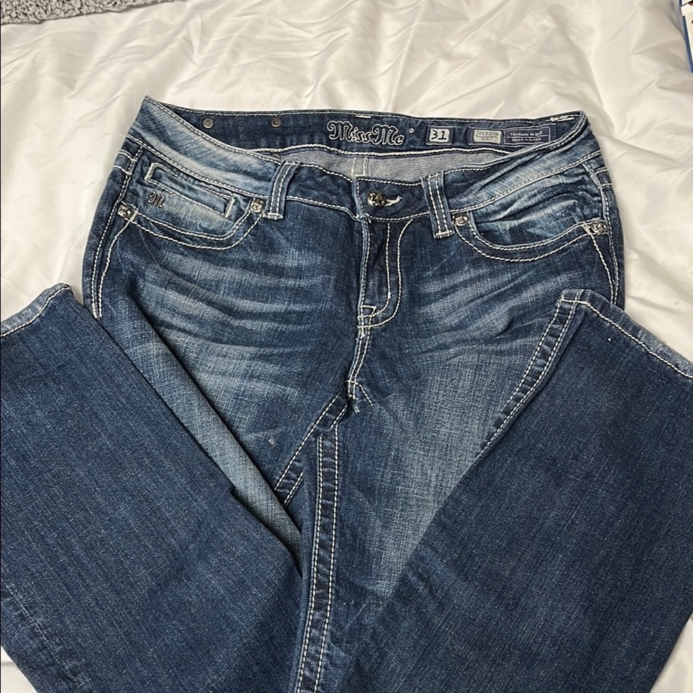 Miss Me Blue Boot Cut Jeans